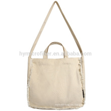 Bolso de mensajero amistoso simple liso del lona 8oz